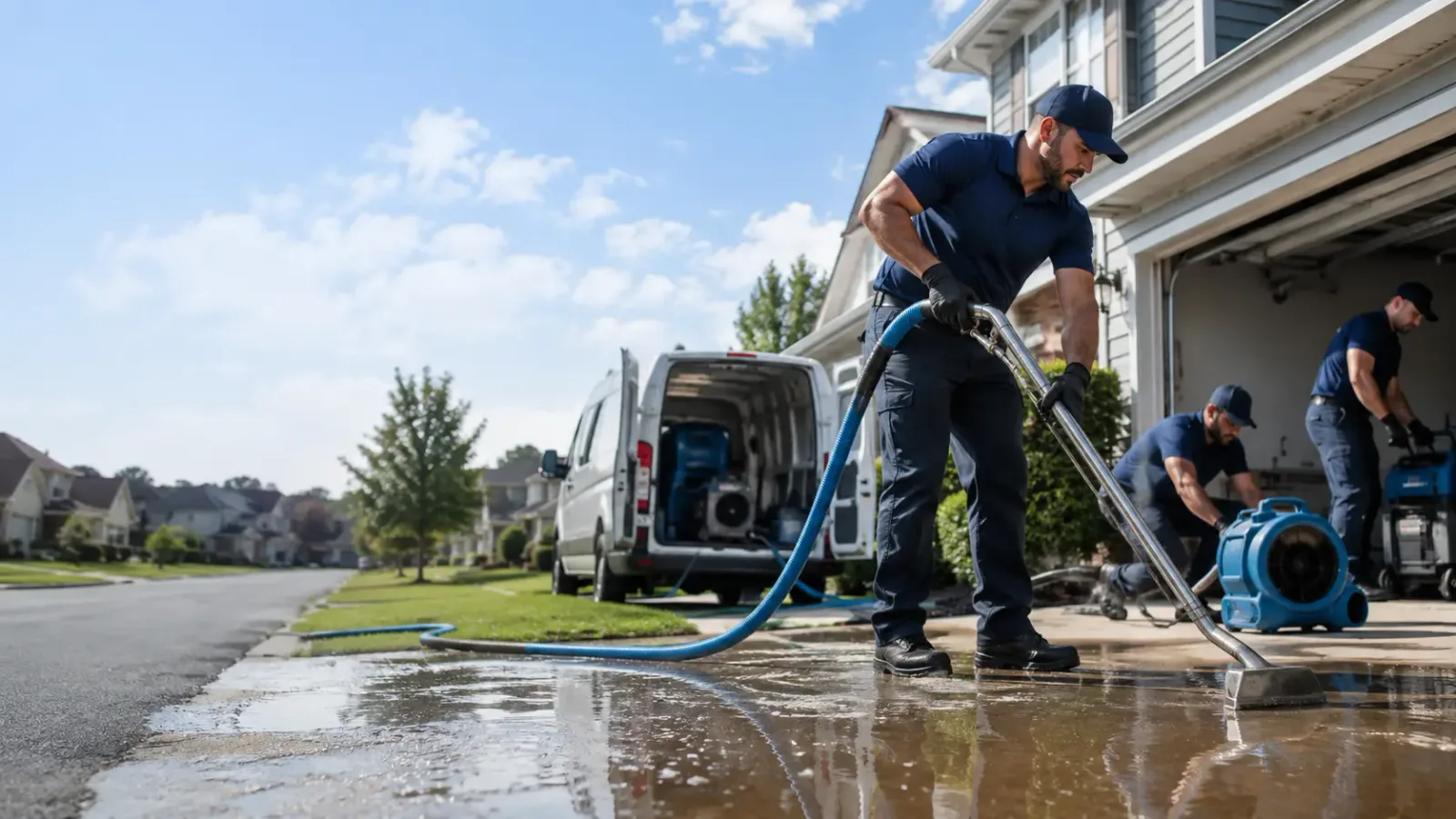 Flood Damage Restoration in Sumava Resorts, IN